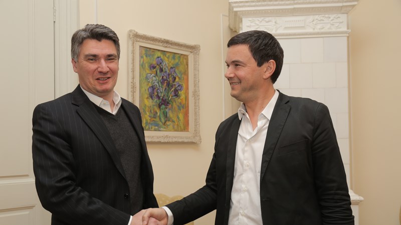 Predsjednika Vlade Zorana Milanovića posjetio Thomas Piketty